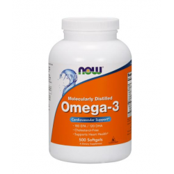 NOW FOOD Omega-3 500 kapsułek